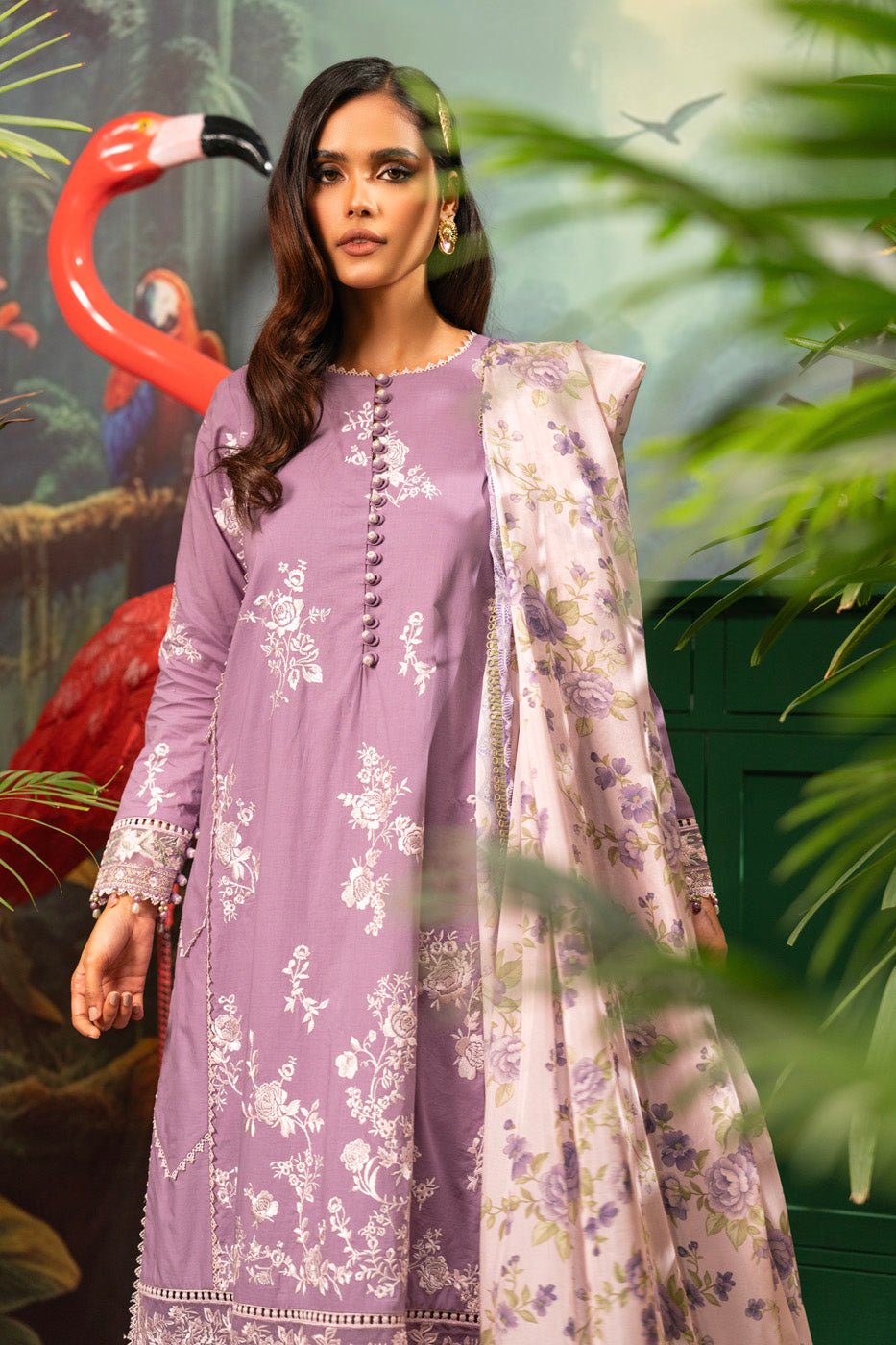 Alkaram | Luxury Lawn 24 | EC-16-2 - Official Alkaram stockist in UK - Sakeena London