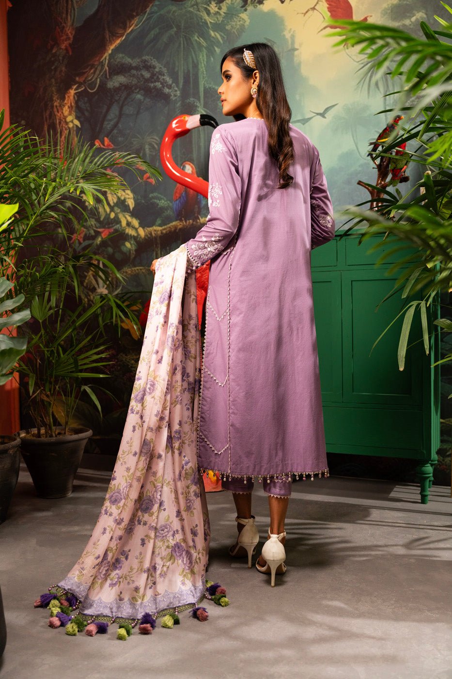 Alkaram | Luxury Lawn 24 | EC-16-2 - Official Alkaram stockist in UK - Sakeena London