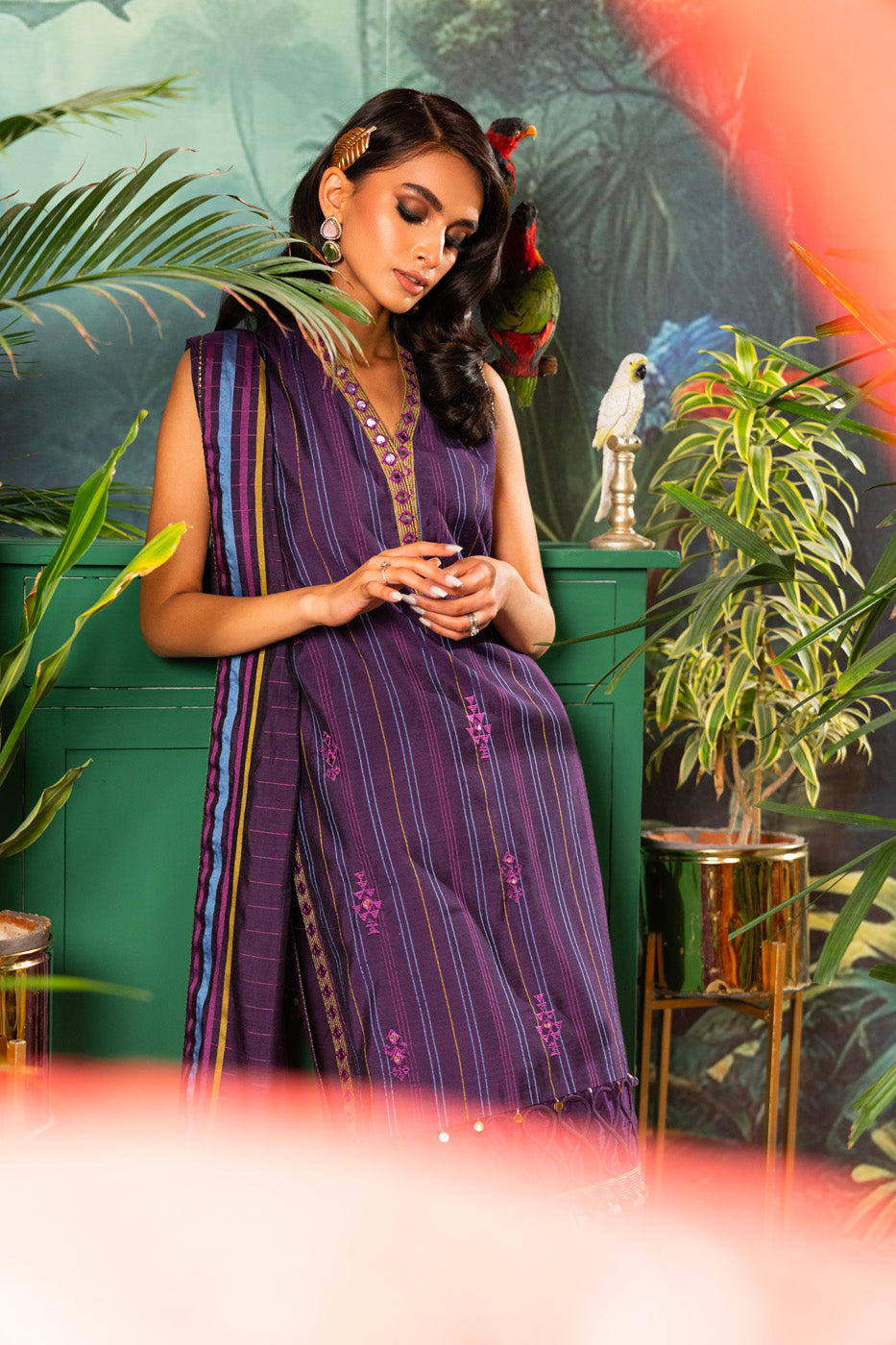 Alkaram | Luxury Lawn 24 | EC-18-24 - Official Alkaram stockist in UK - Sakeena London