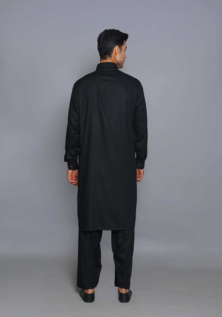 Pakistani Menswear | Amir Adnan - ClassicAyuthia Tape Shoe Classic Fit Plain Suit - Official Sakeena London Ltd. stockist in UK - Sakeena London