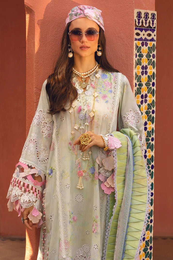Annus Abrar | Neroli Luxury Lawn | Amafah - Official Annus Abrar stockist in UK - Sakeena London