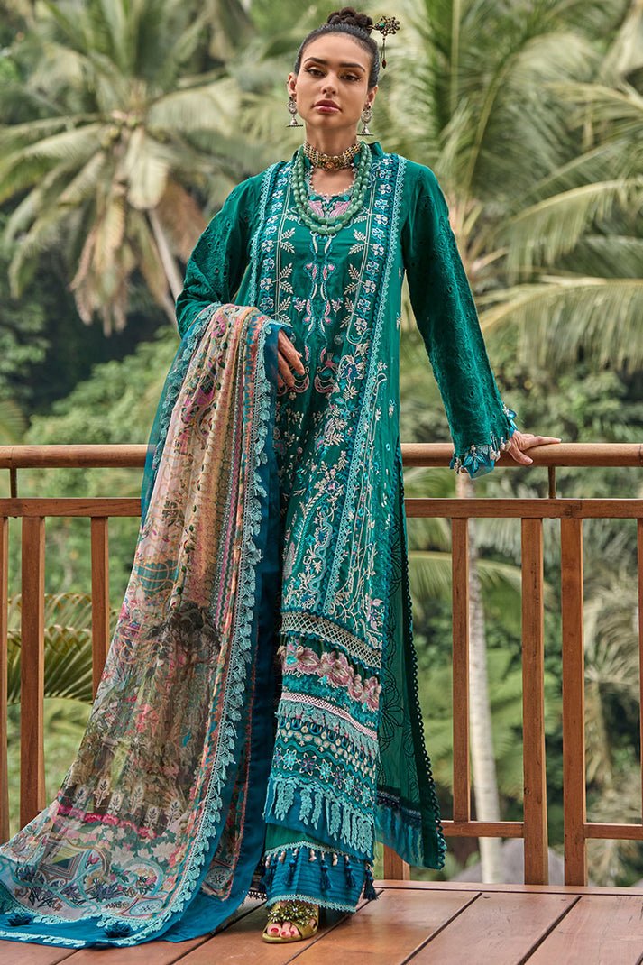 Ansab Jahangir | Zoha Lawn 24 | FRANGIPANI - Official Ansab Jahangir stockist in UK - Sakeena London