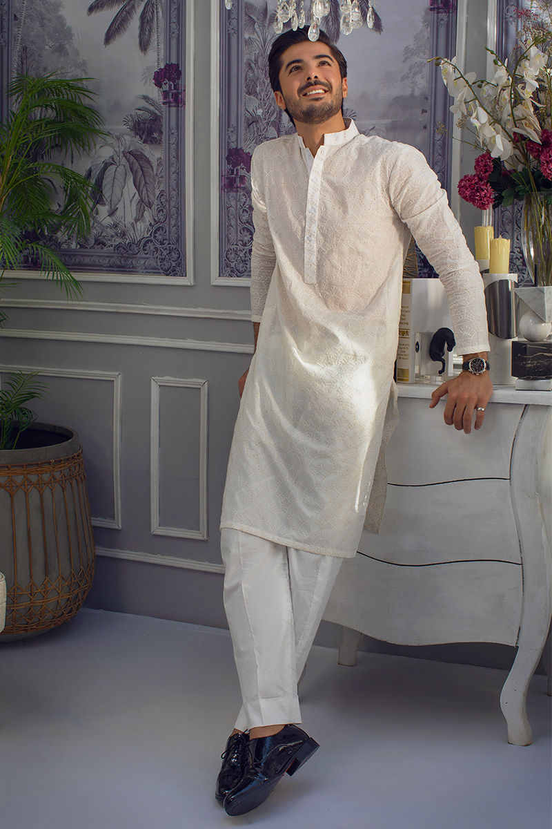Pakistani Menswear | Ansab Jahangir | PURE LUXE - Official Sakeena London Ltd. stockist in UK - Sakeena London