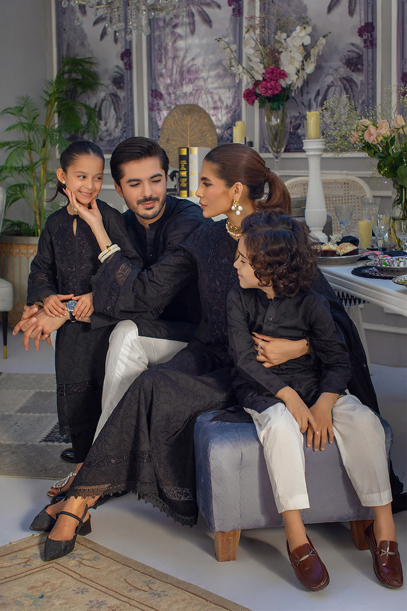 Pakistani Menswear | Ansab Jahangir | CHARCOAL CHARM - Official Sakeena London Ltd. stockist in UK - Sakeena London