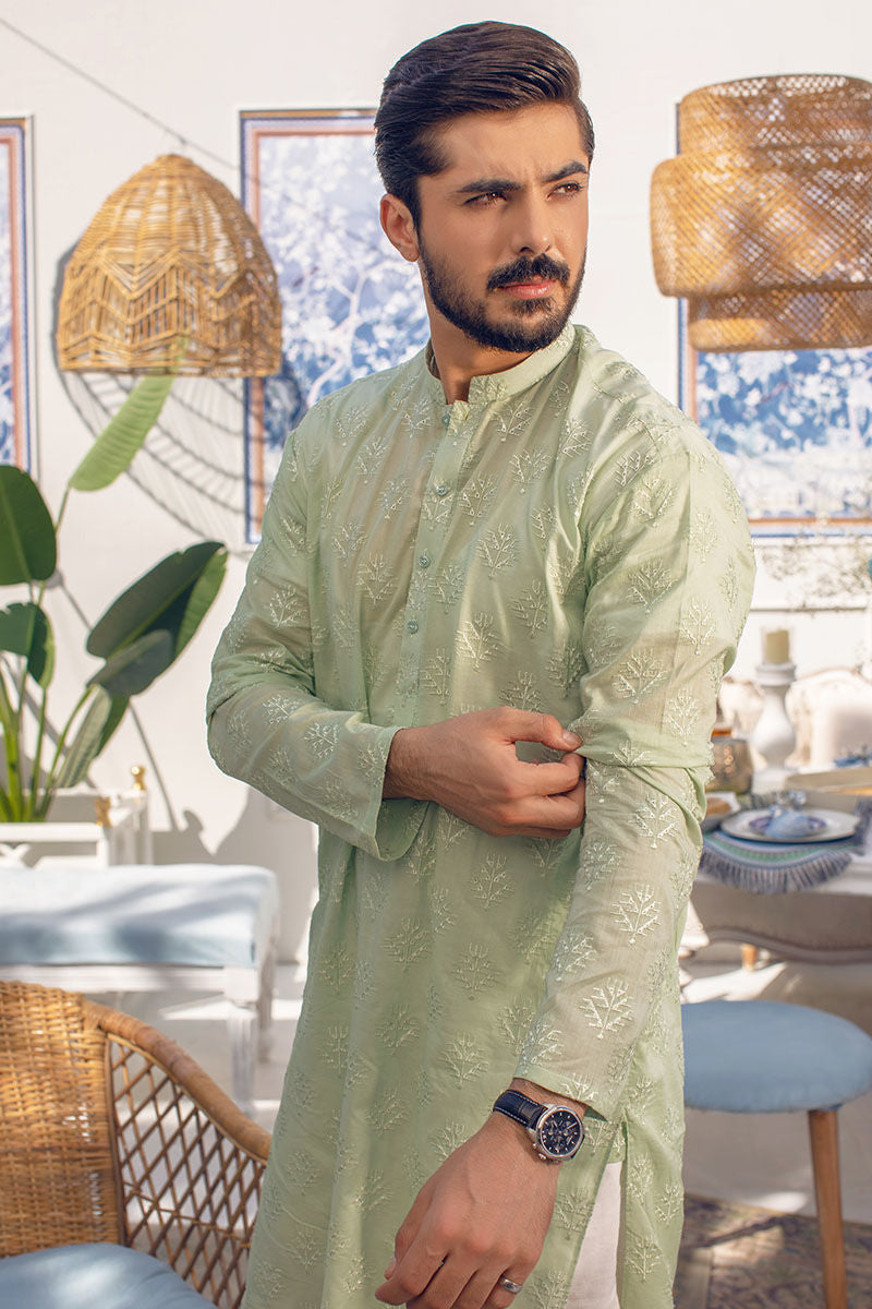 Pakistani Menswear | Ansab Jahangir | MINT MIRAGE - Official Sakeena London Ltd. stockist in UK - Sakeena London