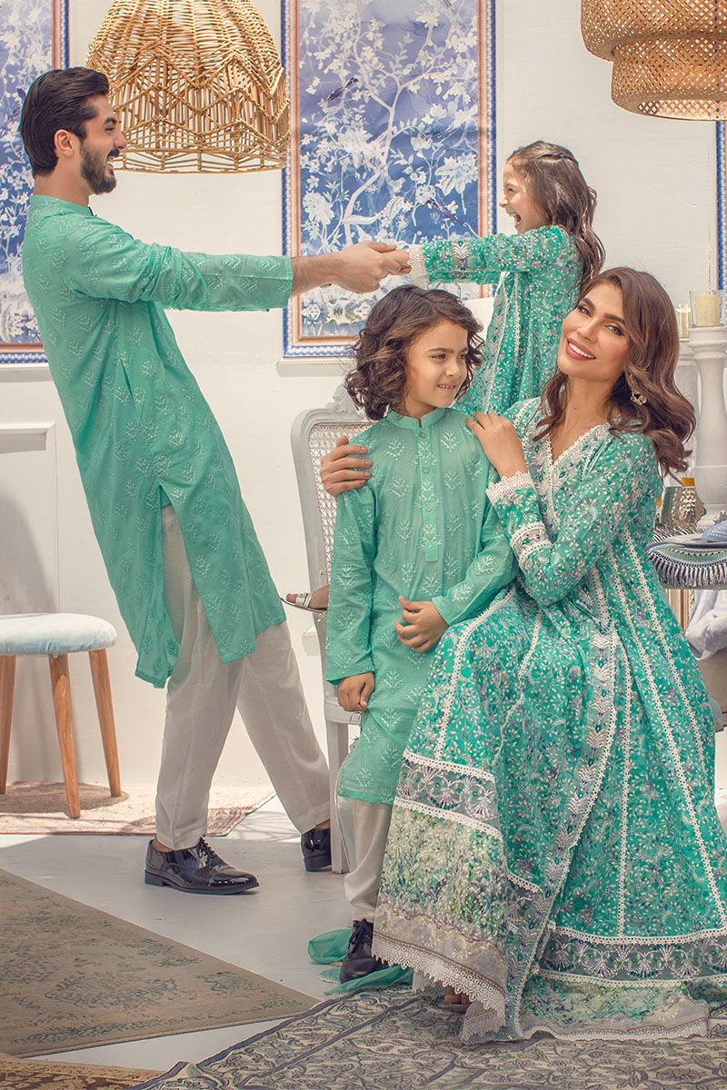 Pakistani Menswear | Ansab Jahangir | AQUA ROYALE - Official Sakeena London Ltd. stockist in UK - Sakeena London
