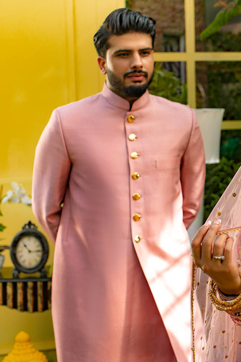 Pakistani Menswear | Ansab Jahangir | PINK NOSTALGIA - Official Sakeena London Ltd. stockist in UK - Sakeena London