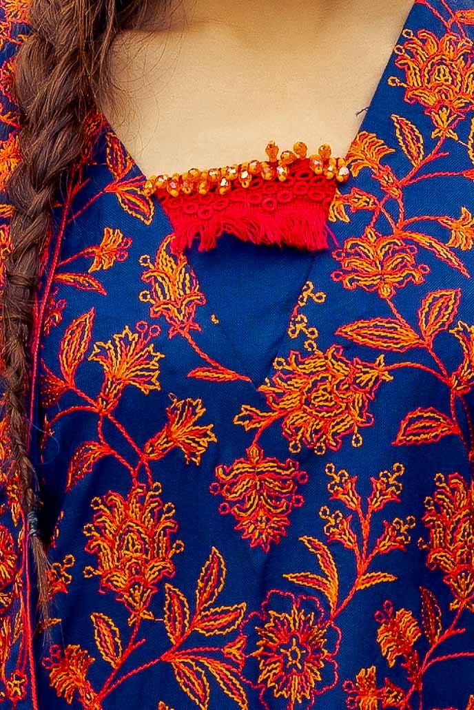 Gul Ahmed | Winter Collection 24 | Acrylic Suit with Embroidered Acrylic Dupatta AP-42012 - Official Gul Ahmed stockist in UK - Sakeena London