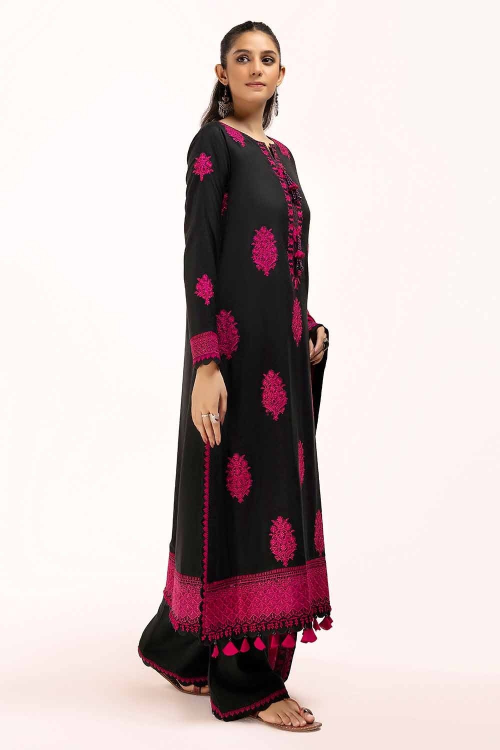 Gul Ahmed | Winter Collection 24 | Pashmina Dupatta AP-42016 - Official Gul Ahmed stockist in UK - Sakeena London