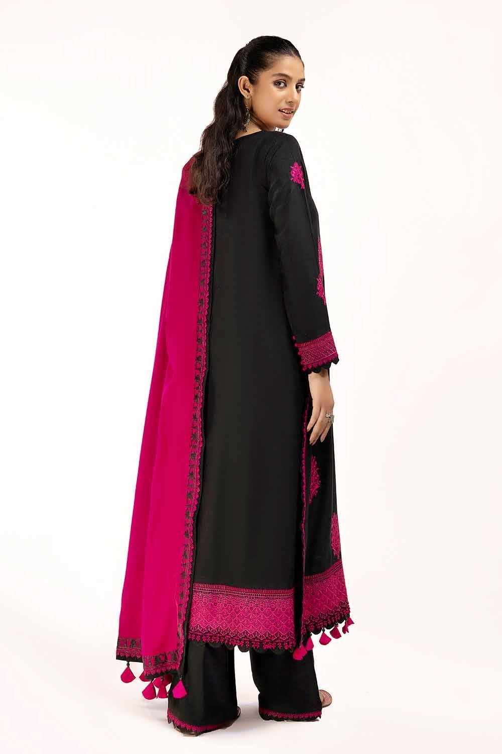 Gul Ahmed | Winter Collection 24 | Pashmina Dupatta AP-42016 - Official Gul Ahmed stockist in UK - Sakeena London
