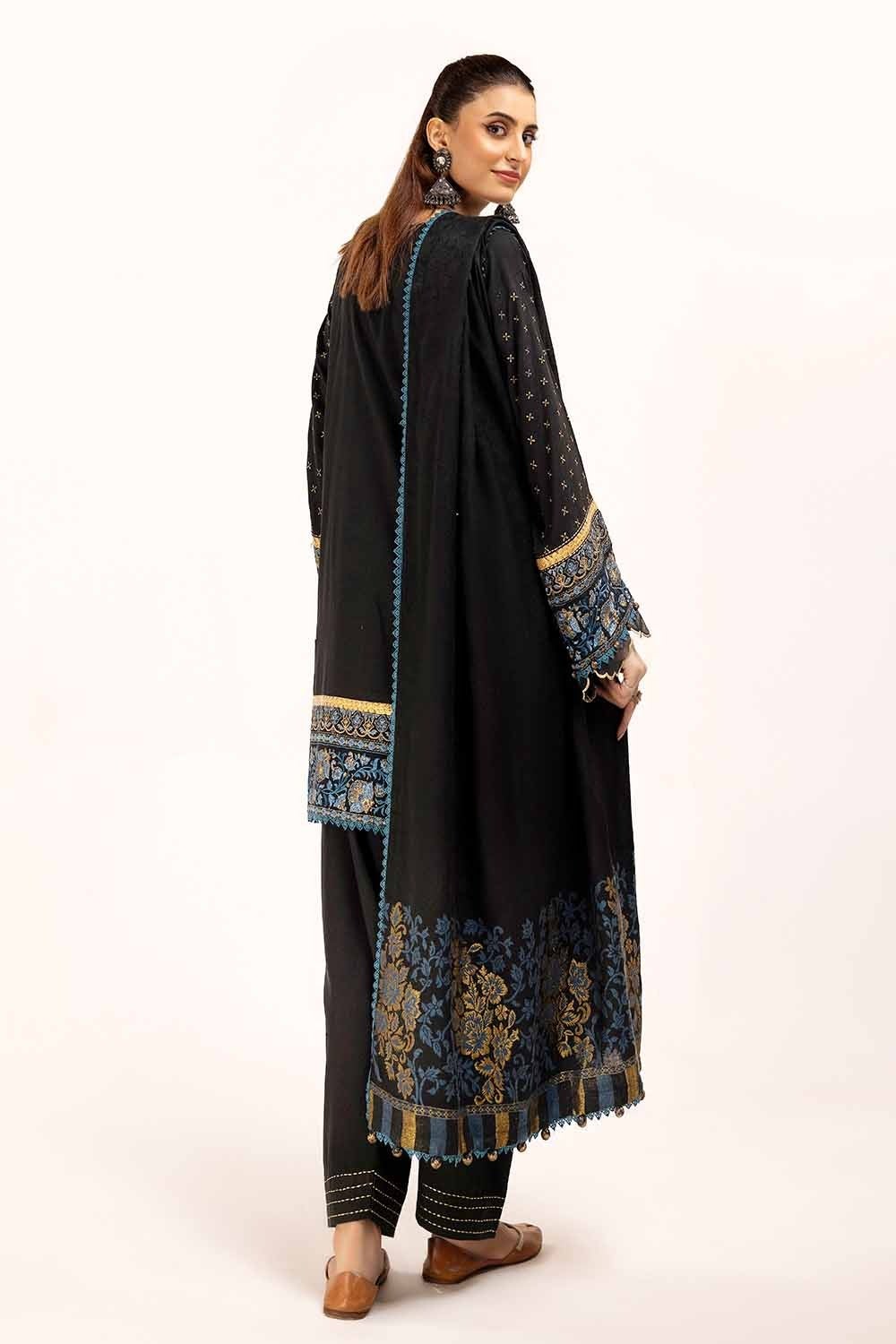 Gul Ahmed | Winter Collection 24 | Pashmina Dupatta AP-42024 - Official Gul Ahmed stockist in UK - Sakeena London