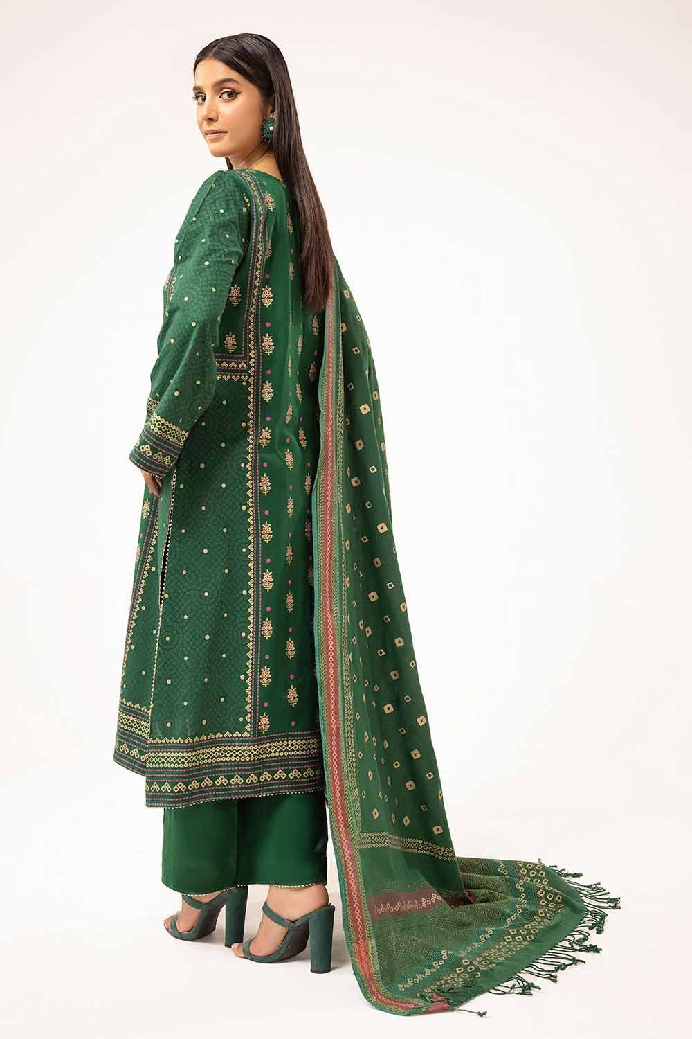 Gul Ahmed | Winter Collection 24 | Acrylic Dupatta AP-42028 - Official Gul Ahmed stockist in UK - Sakeena London