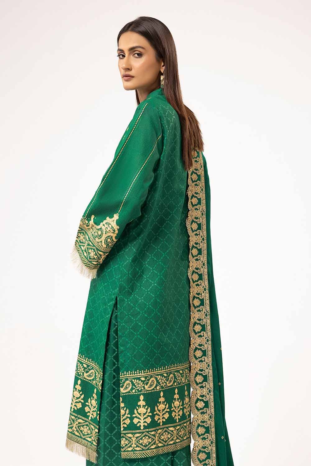 Gul Ahmed | Winter Collection 24 | Pashmina Shawl AP-42046 - Official Gul Ahmed stockist in UK - Sakeena London