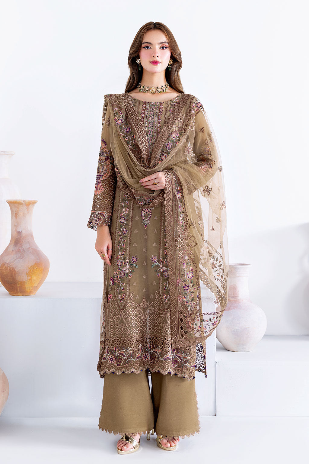 Ramsha | Arzoo Chiffon | U-210 - Official Ramsha stockist in UK - Sakeena London