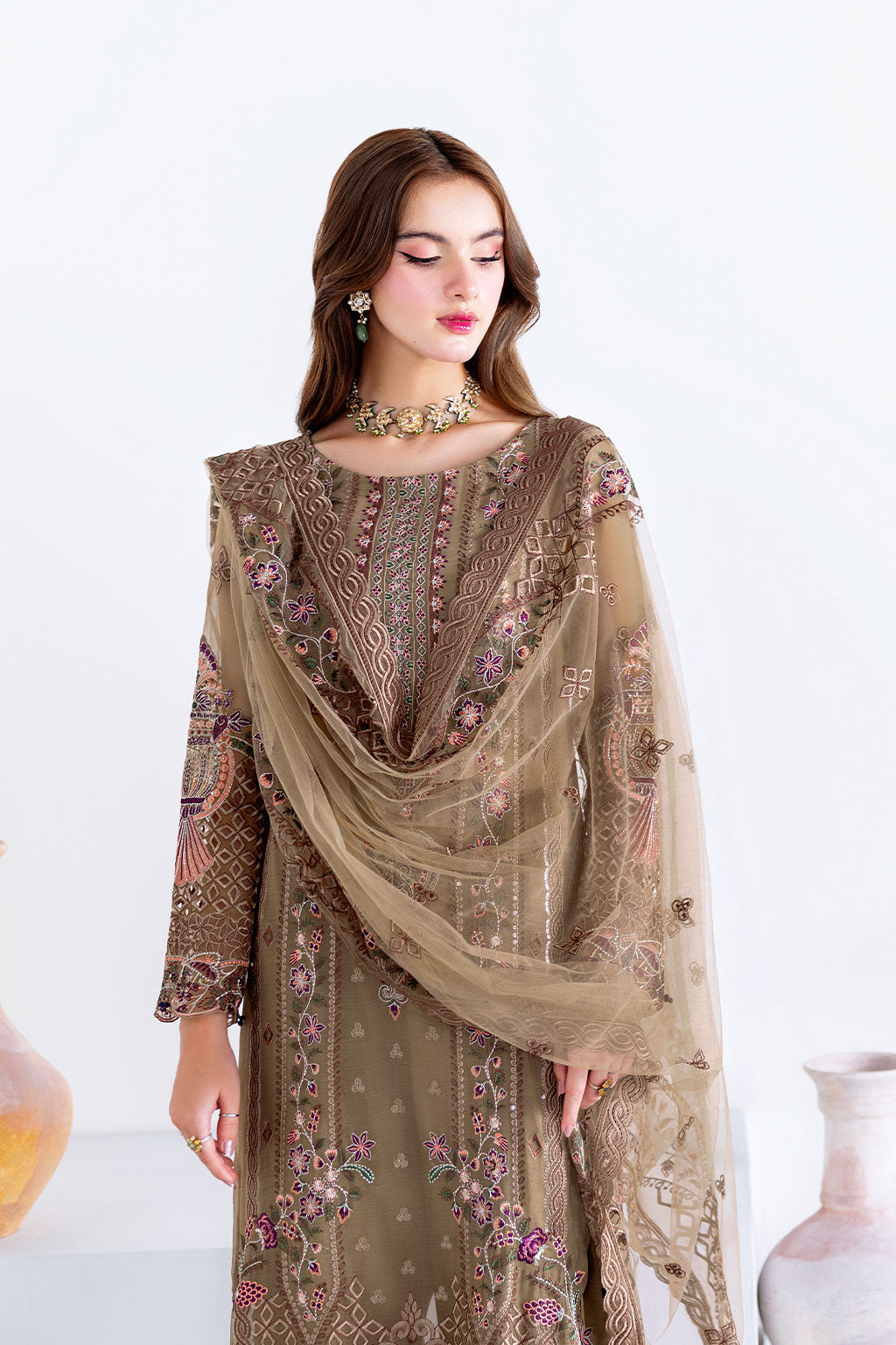 Ramsha | Arzoo Chiffon | U-210 - Official Ramsha stockist in UK - Sakeena London
