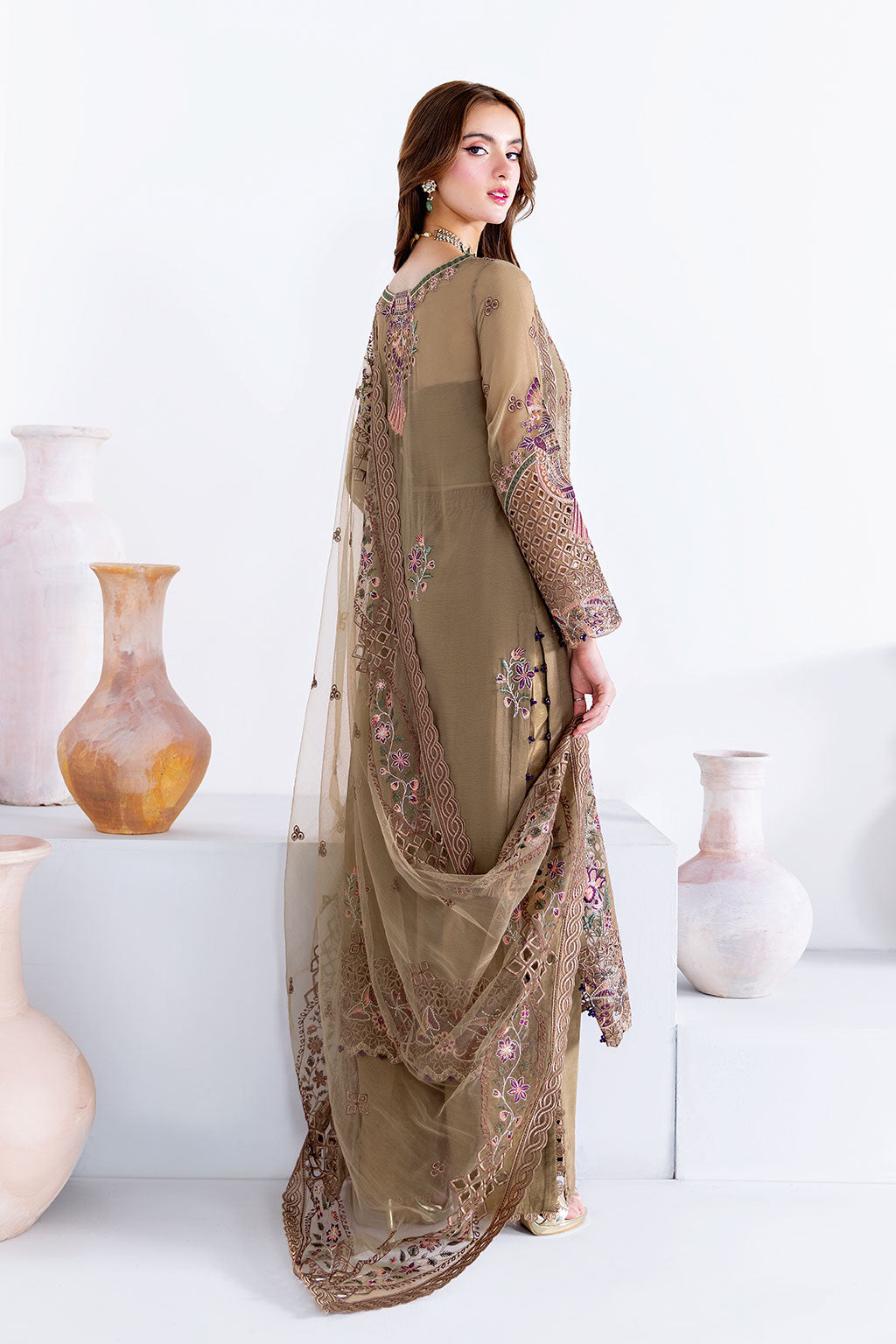 Ramsha | Arzoo Chiffon | U-210 - Official Ramsha stockist in UK - Sakeena London