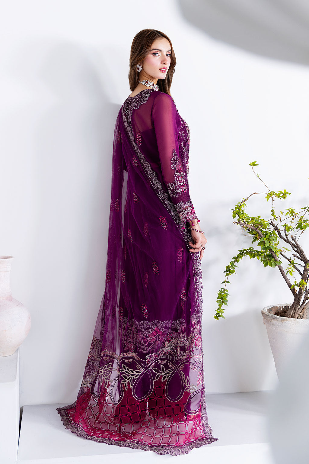 Ramsha | Arzoo Chiffon | U-206 - Official Ramsha stockist in UK - Sakeena London
