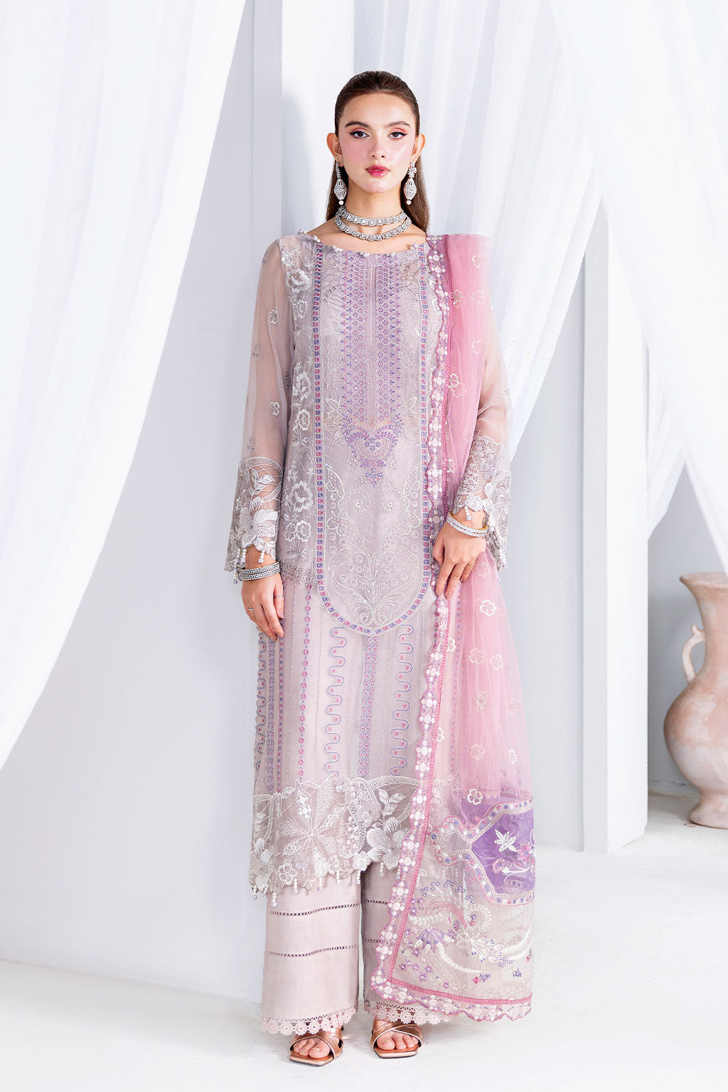 Ramsha | Arzoo Chiffon | U-209 - Official Ramsha stockist in UK - Sakeena London