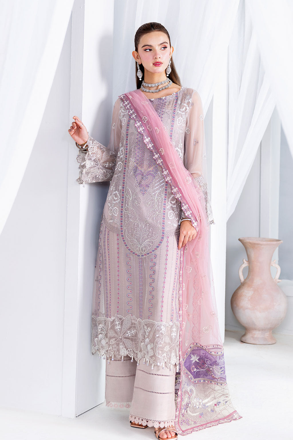 Ramsha | Arzoo Chiffon | U-209 - Official Ramsha stockist in UK - Sakeena London