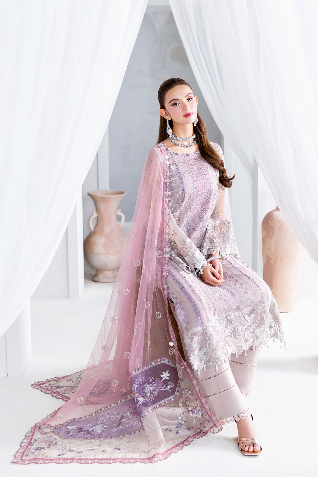Ramsha | Arzoo Chiffon | U-209 - Official Ramsha stockist in UK - Sakeena London