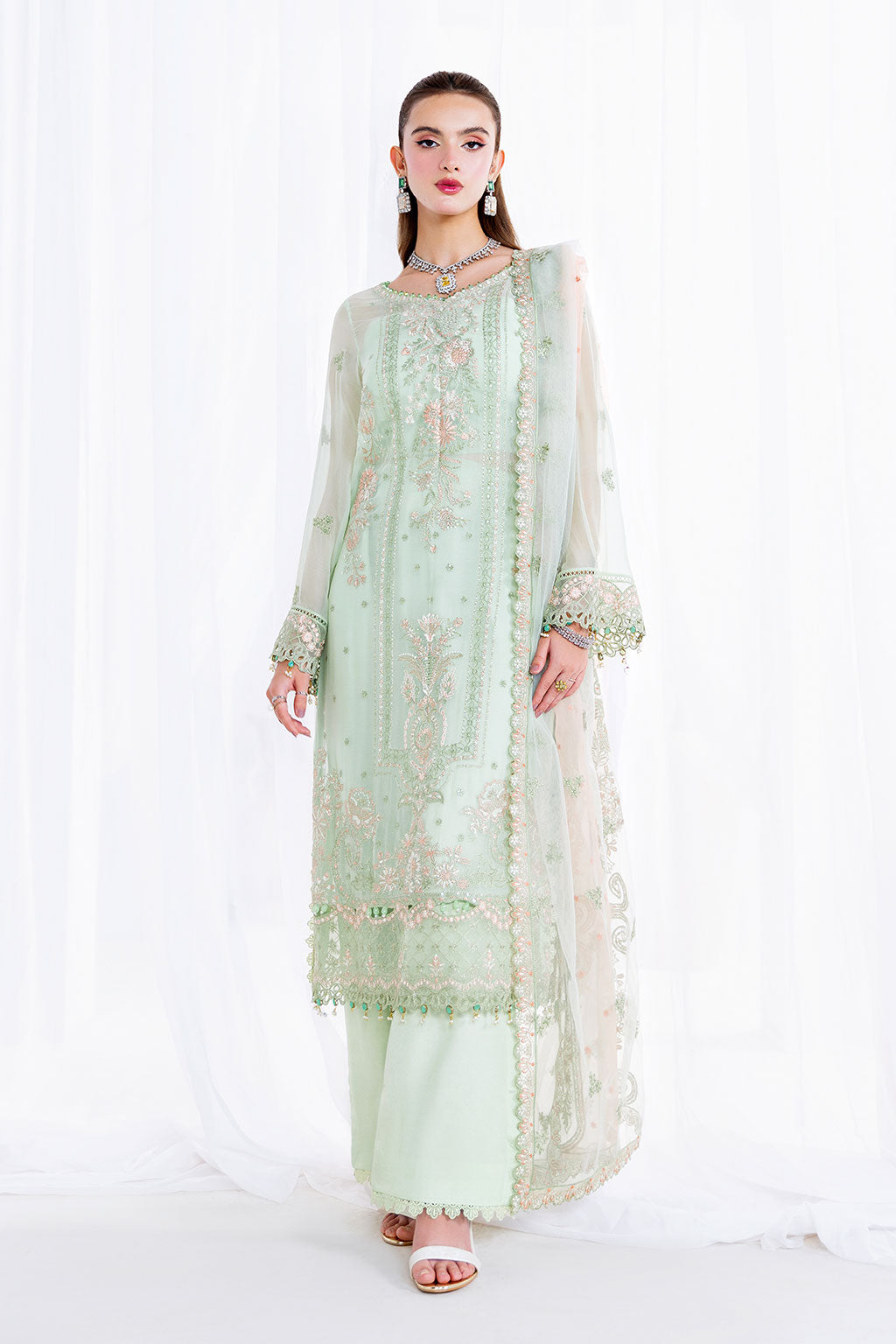 Ramsha | Arzoo Chiffon | U-207 - Official Sakeena London stockist in UK - Sakeena London
