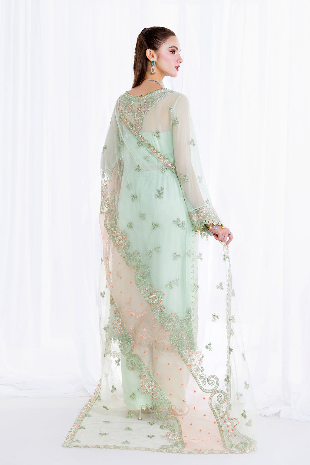 Ramsha | Arzoo Chiffon | U-207 - Official Sakeena London stockist in UK - Sakeena London