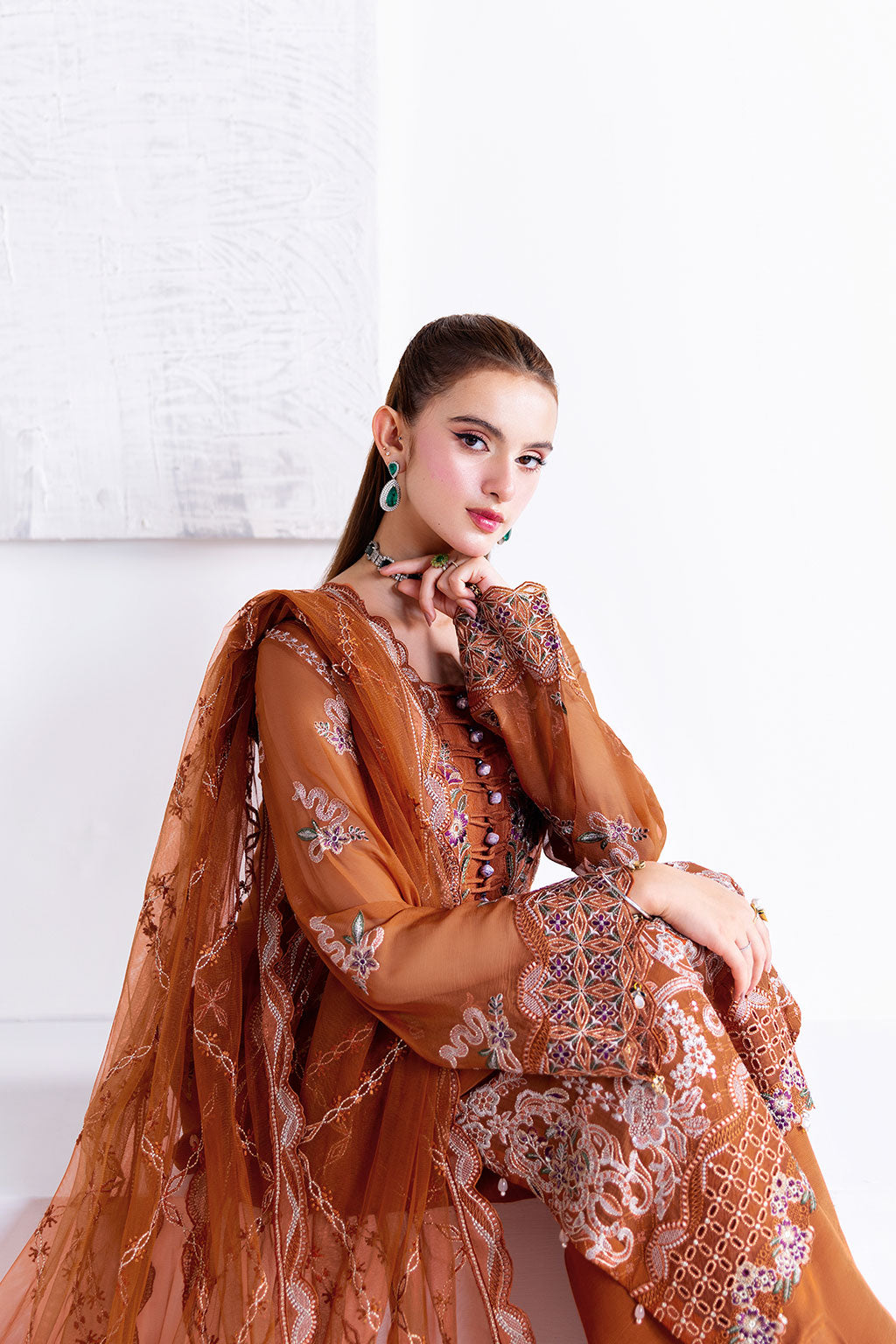 Ramsha | Arzoo Chiffon | U-208 - Official Ramsha stockist in UK - Sakeena London