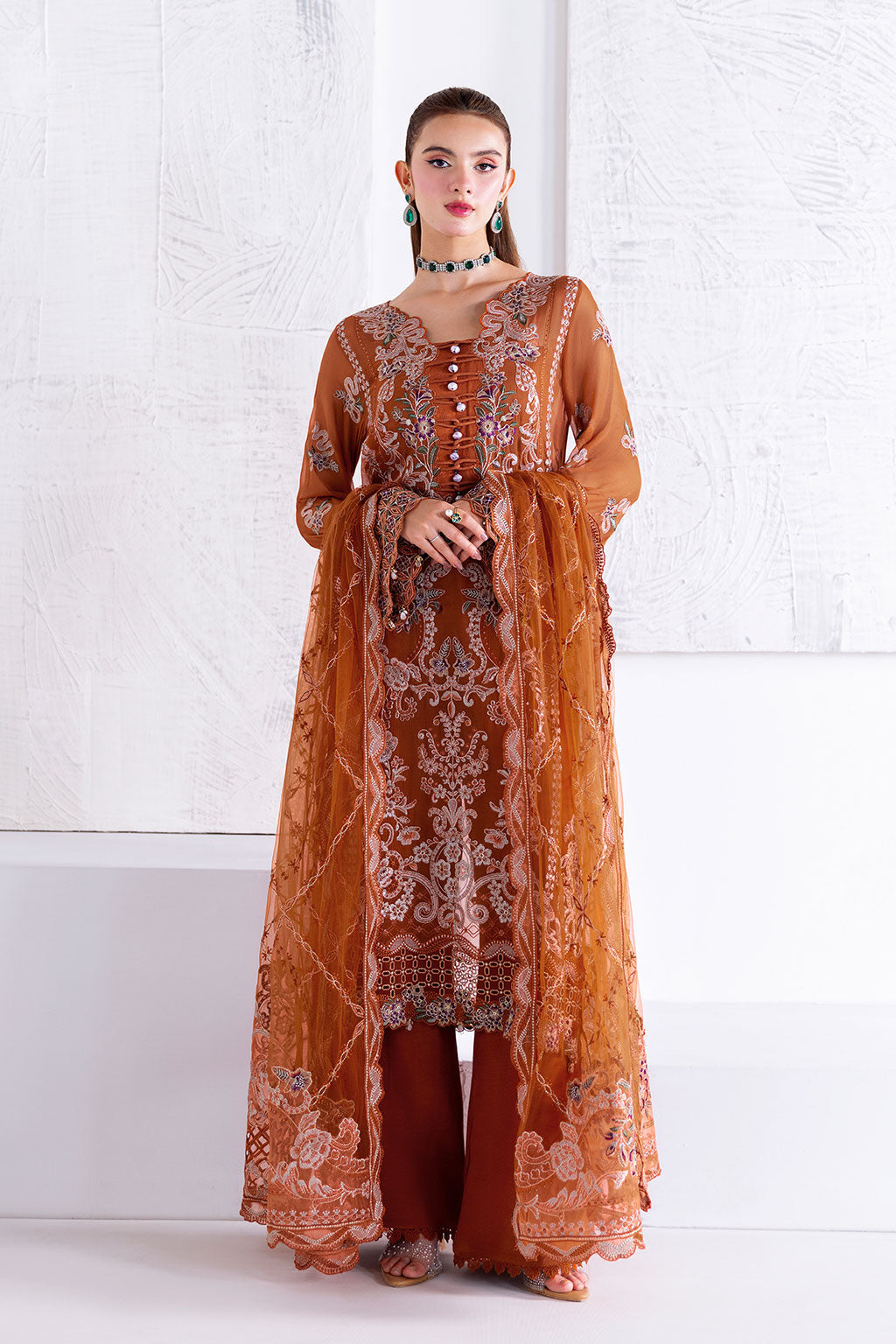 Ramsha | Arzoo Chiffon | U-208 - Official Ramsha stockist in UK - Sakeena London