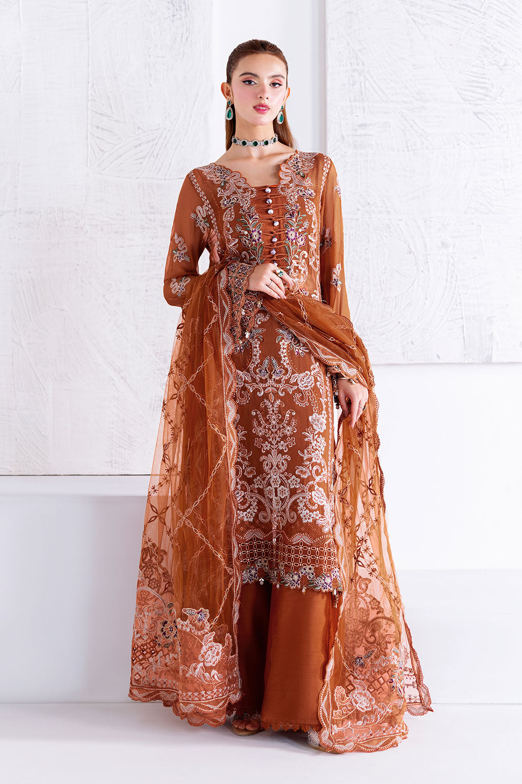 Ramsha | Arzoo Chiffon | U-208 - Official Ramsha stockist in UK - Sakeena London