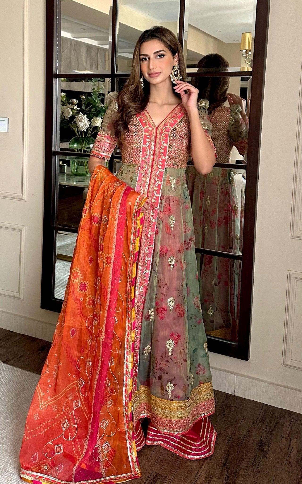 Asifa and Nabeel | Barasti Festive 23 | Rangoli (ANB-01) - Official Asifa and Nabeel stockist in UK - Sakeena London