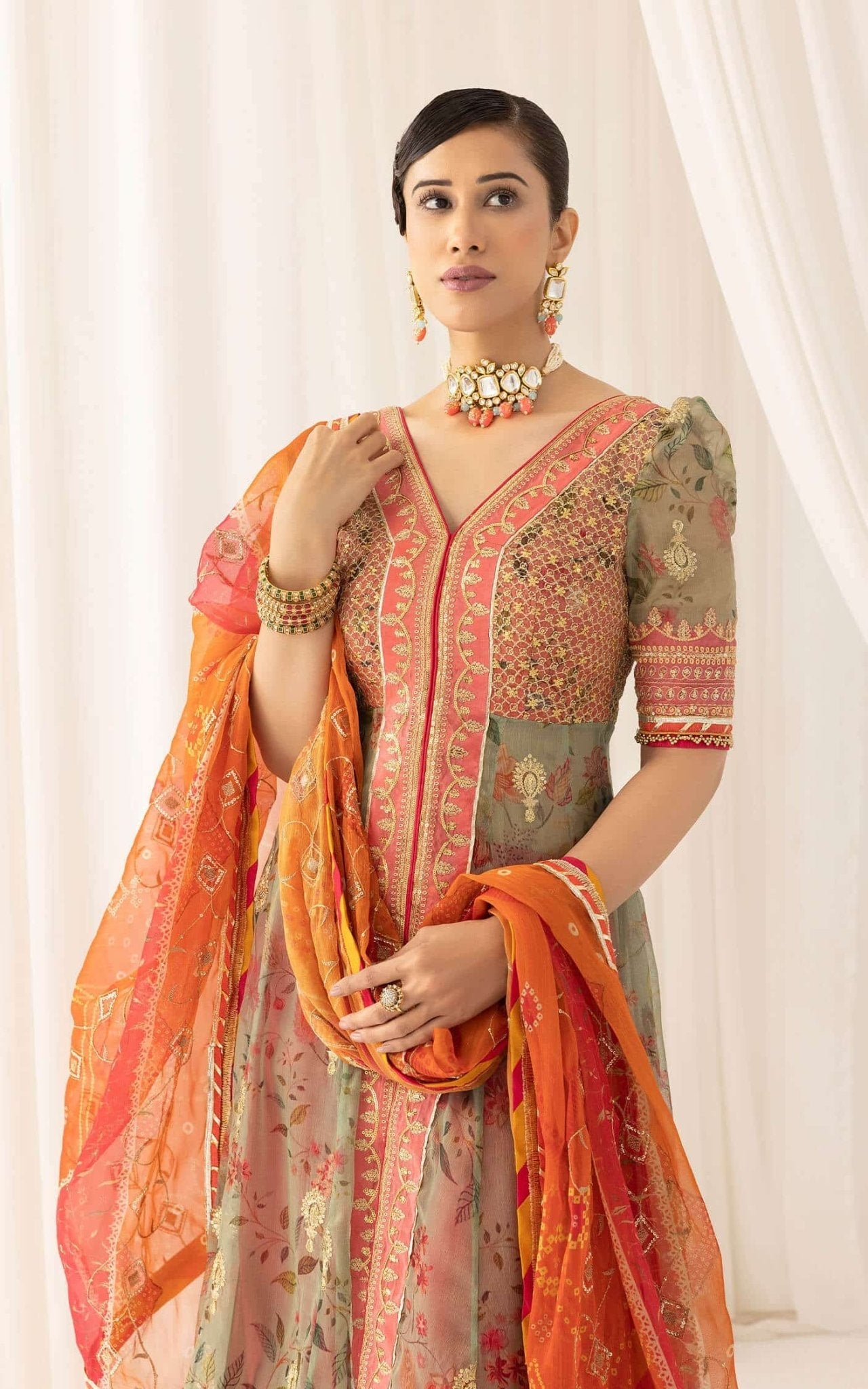 Asifa and Nabeel | Barasti Festive 23 | Rangoli (ANB-01) - Official Asifa and Nabeel stockist in UK - Sakeena London
