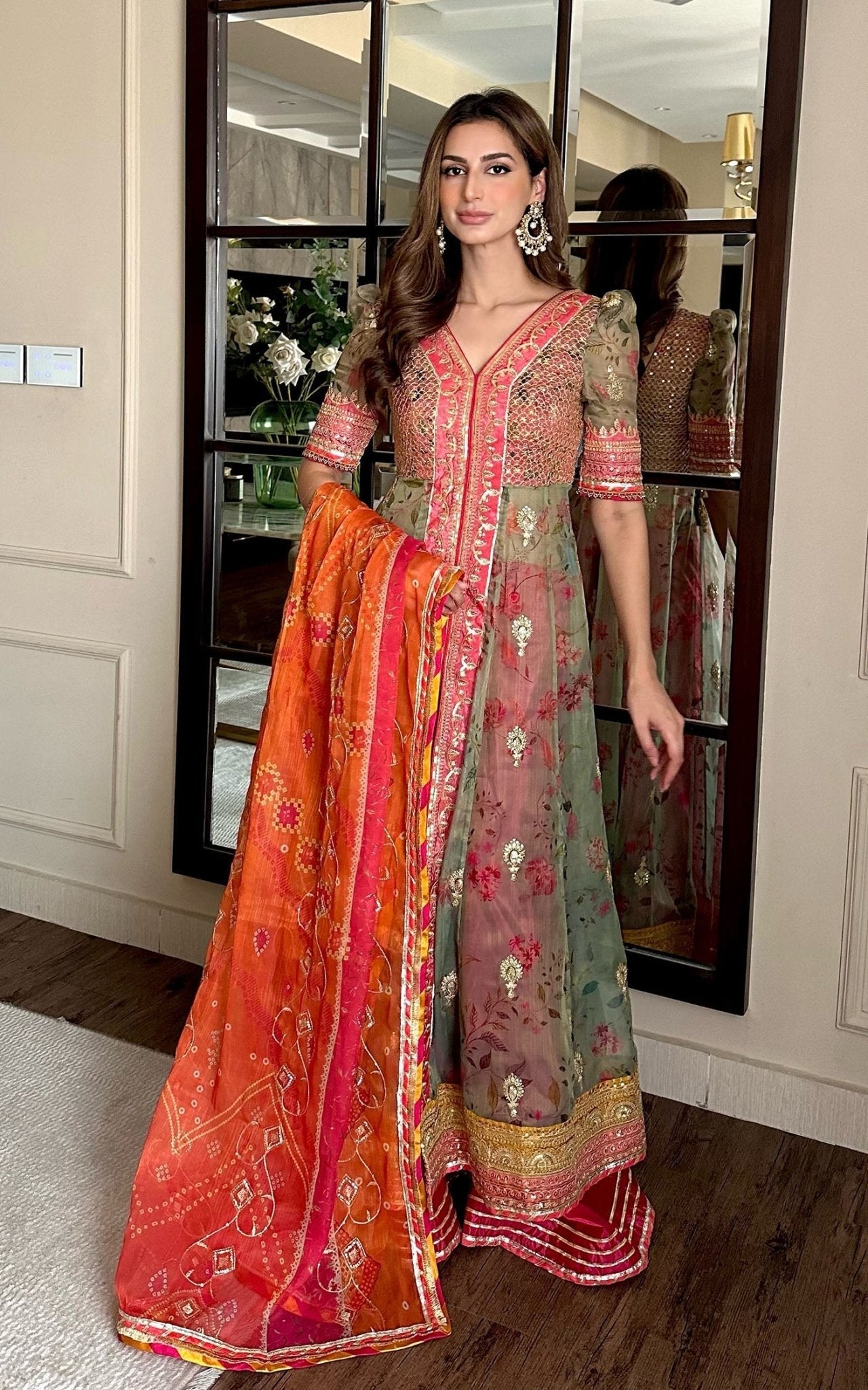 Asifa and Nabeel | Barasti Festive 23 | Rangoli (ANB-01) - Official Asifa and Nabeel stockist in UK - Sakeena London
