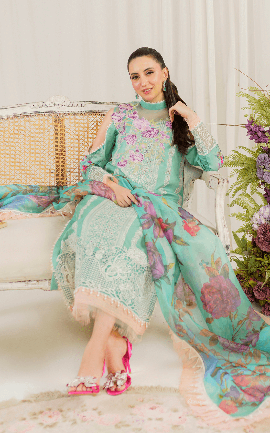 Asifa and Nabeel | Pretty in Pink Limited Edition | Water Lily (PP-3) - Official Asifa and Nabeel stockist in UK - Sakeena London