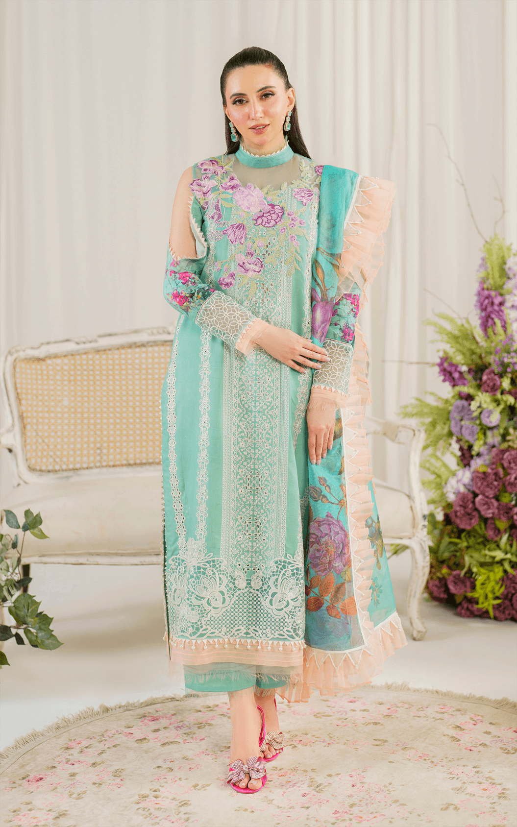 Asifa and Nabeel | Pretty in Pink Limited Edition | Water Lily (PP-3) - Official Asifa and Nabeel stockist in UK - Sakeena London