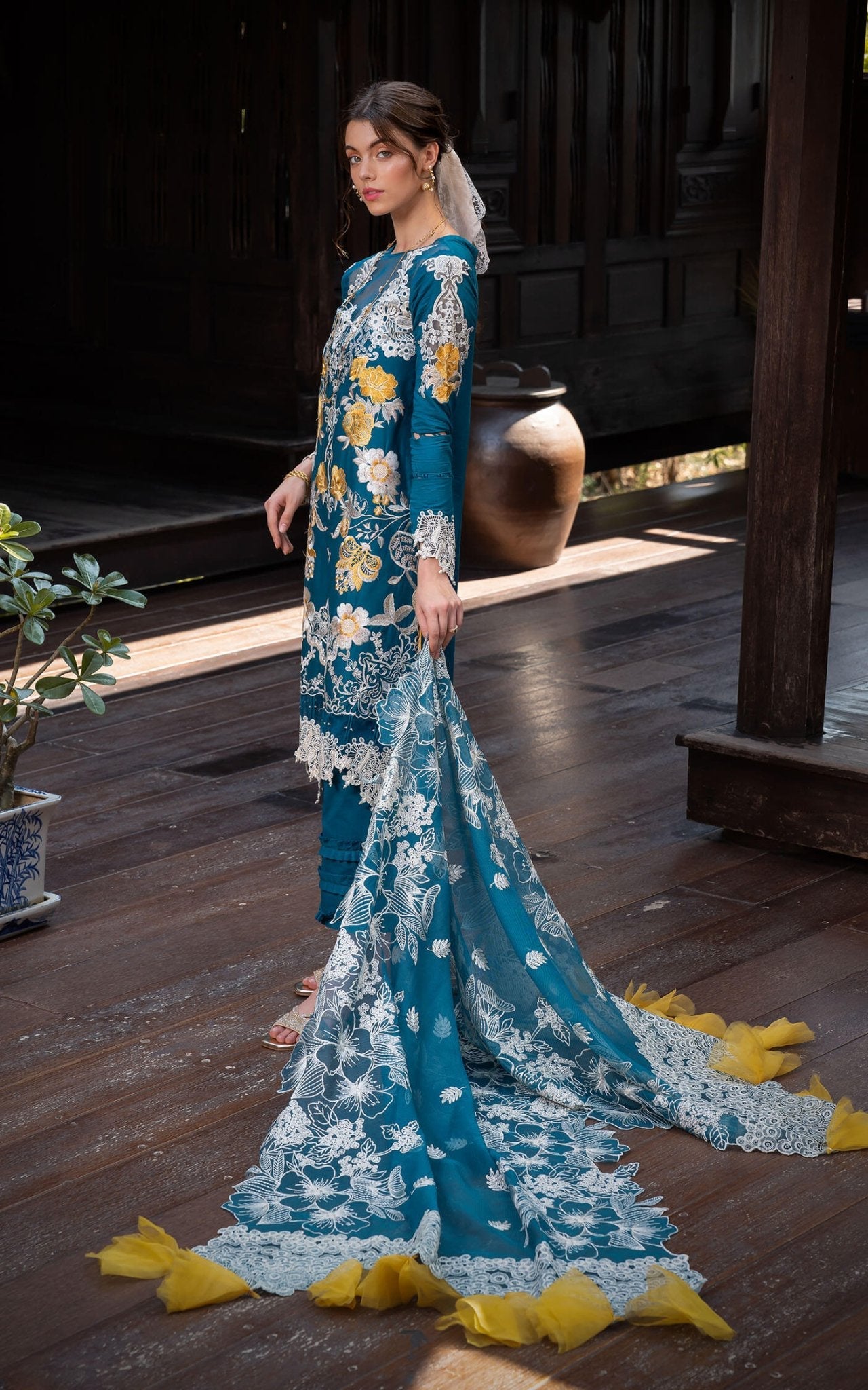 Asifa and Nabeel | Rosemary Ruffles 24 | Flora - Official Asifa and Nabeel stockist in UK - Sakeena London