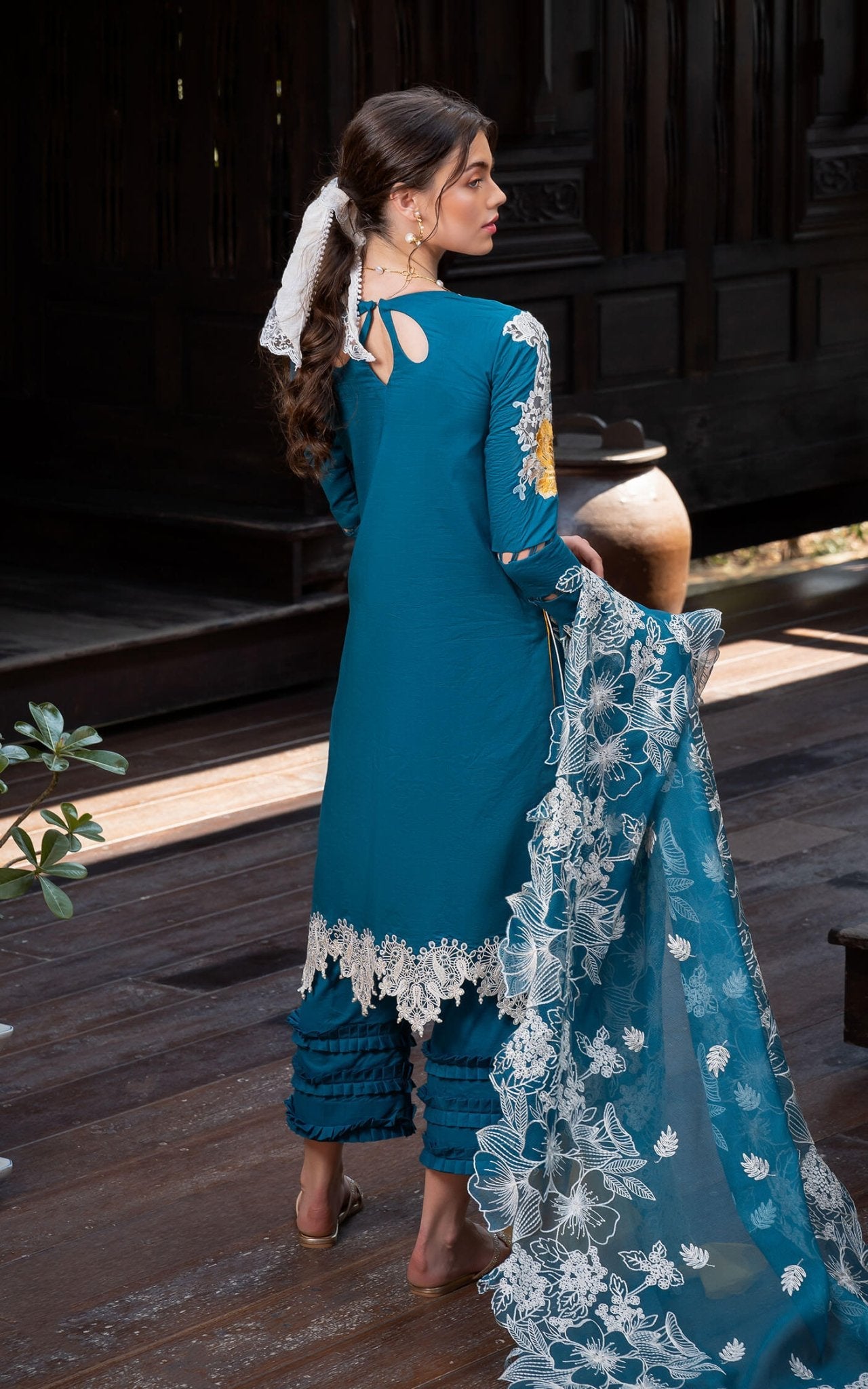 Asifa and Nabeel | Rosemary Ruffles 24 | Flora - Official Asifa and Nabeel stockist in UK - Sakeena London
