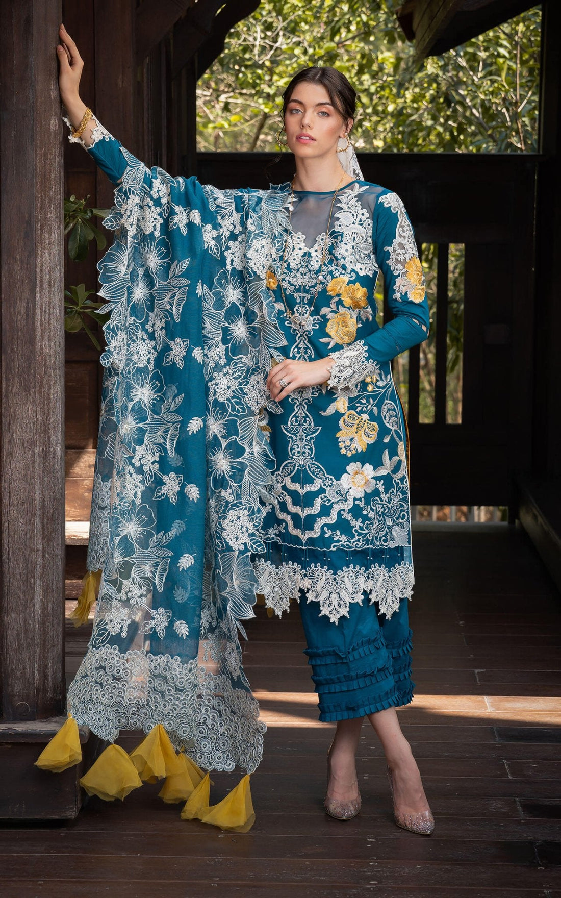 Asifa and Nabeel | Rosemary Ruffles 24 | Flora - Official Asifa and Nabeel stockist in UK - Sakeena London