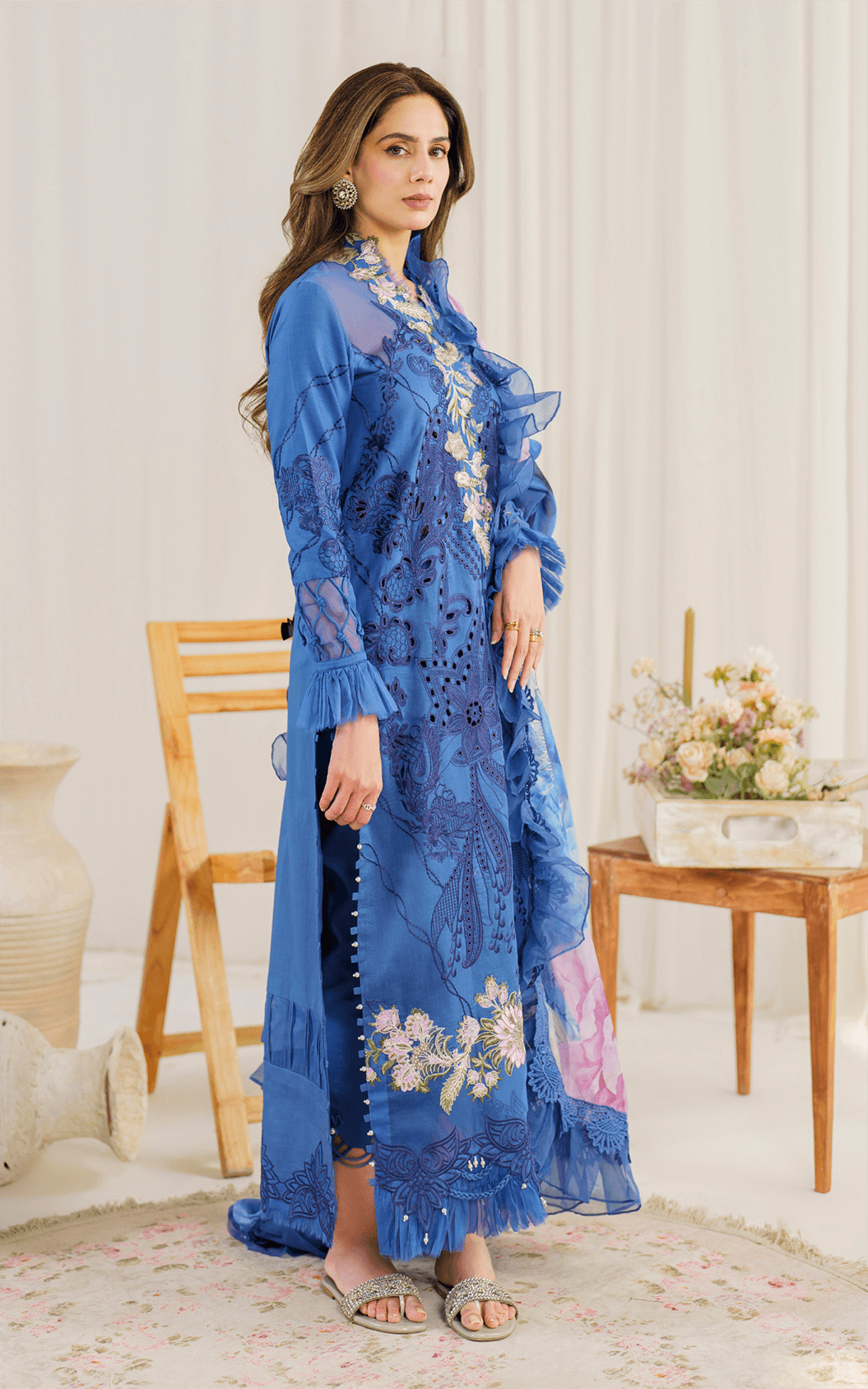 Asifa & Nabeel | Luxury Lawn | Peri Winkal PP-4 - Official Asifa and Nabeel stockist in UK - Sakeena London