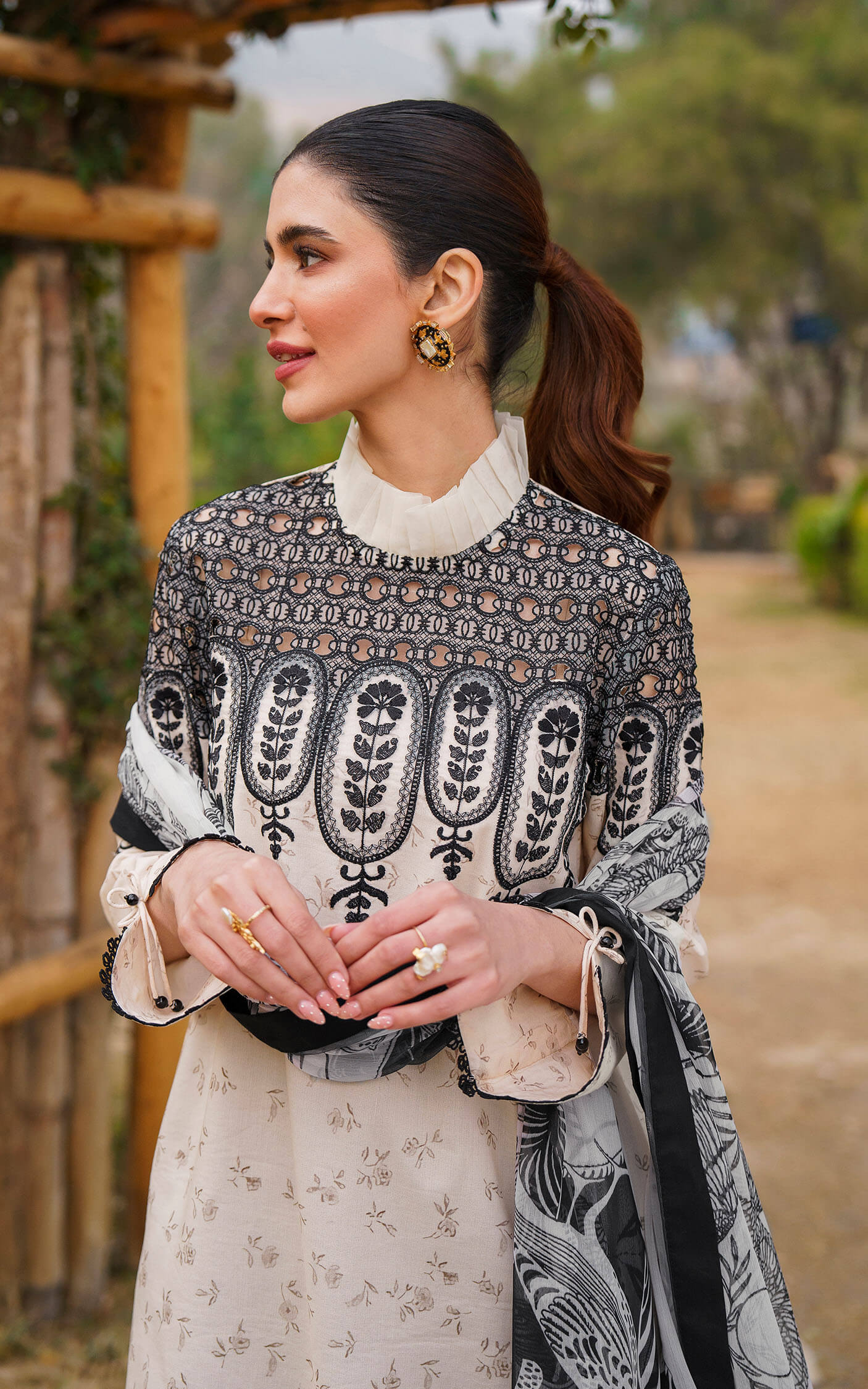 Asifa and Nabeel | Meraki Summer 24 | SNOWDROP-U141M002 - Official Asifa and Nabeel stockist in UK - Sakeena London