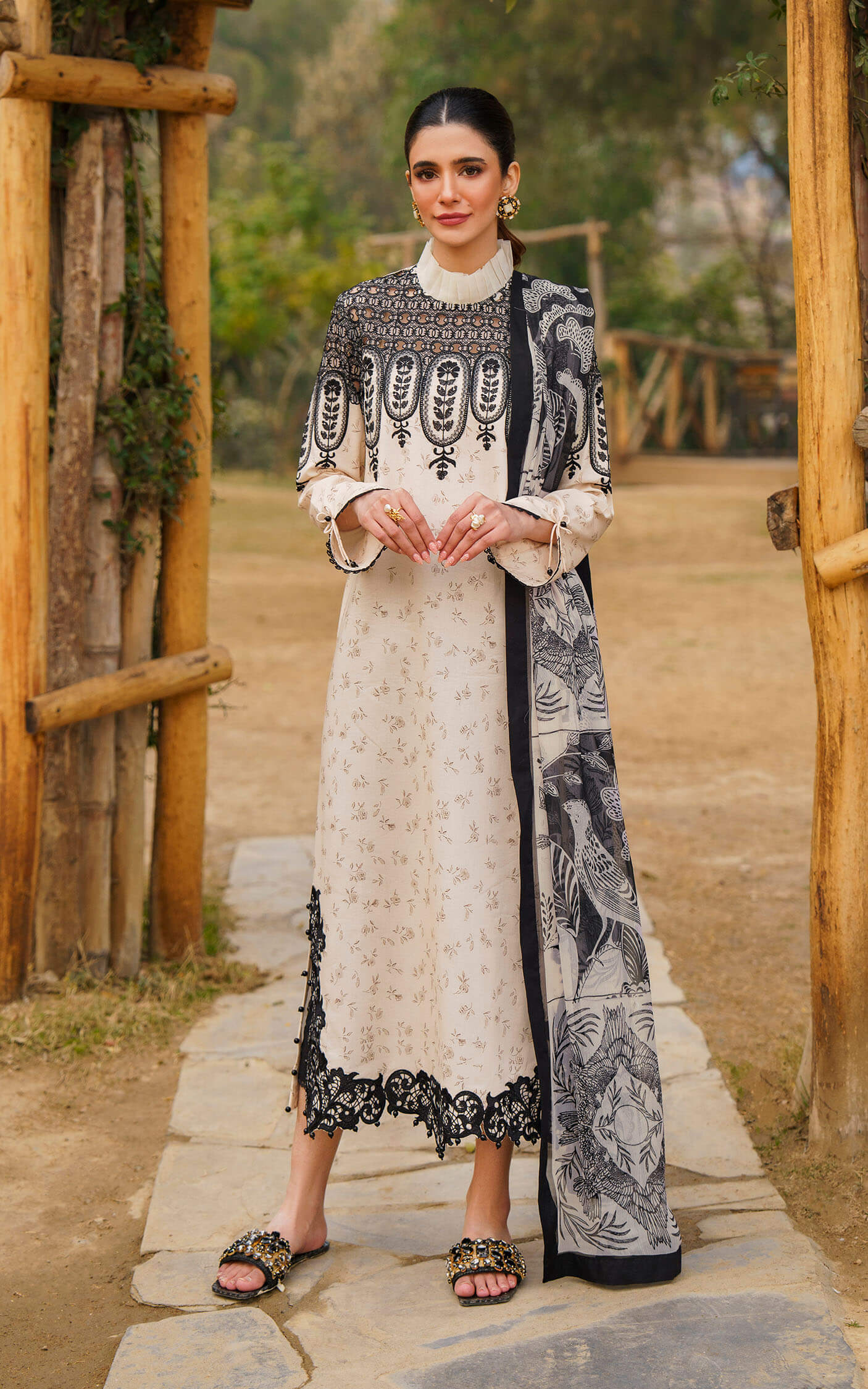 Asifa and Nabeel | Meraki Summer 24 | SNOWDROP-U141M002 - Official Asifa and Nabeel stockist in UK - Sakeena London