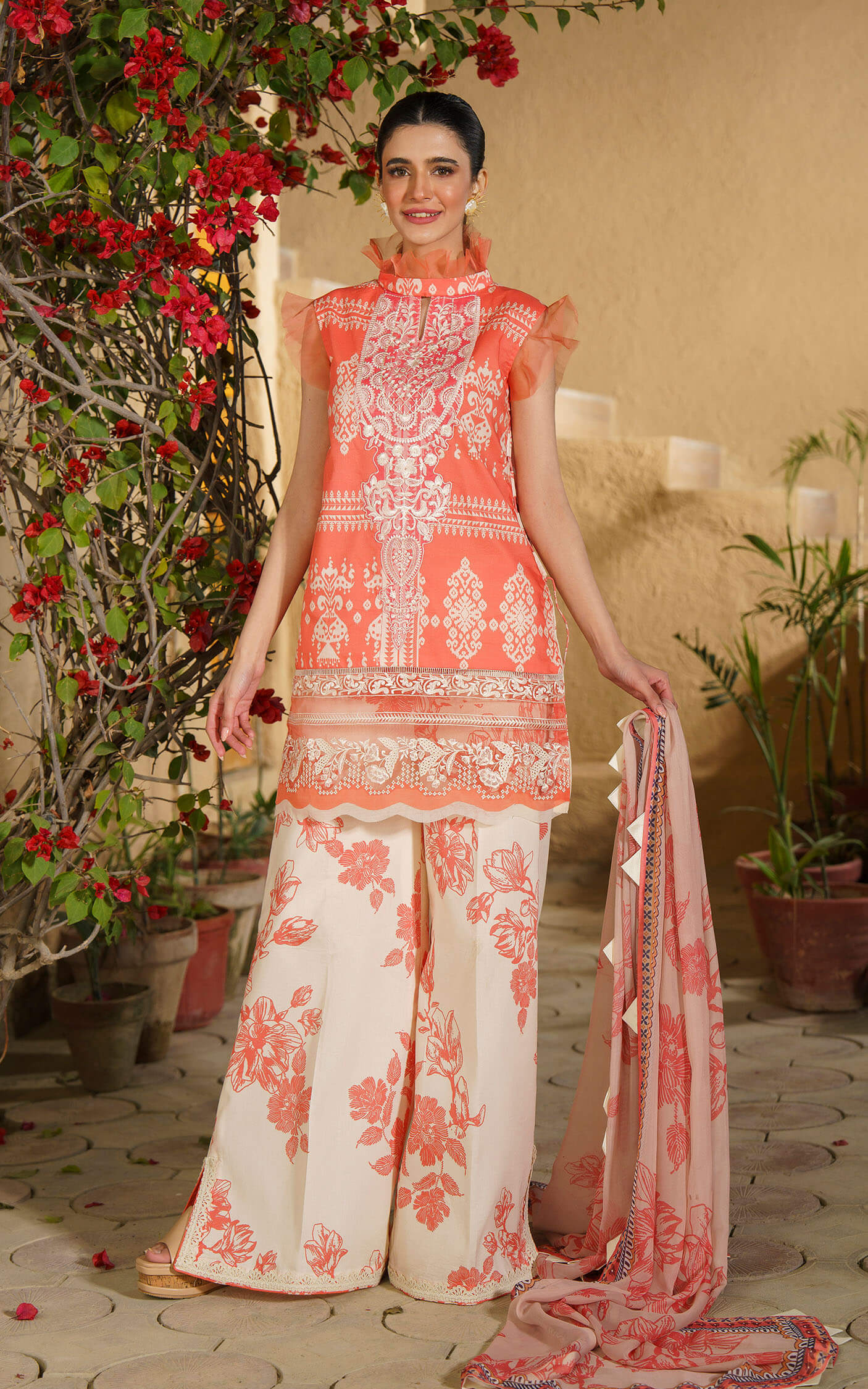 Asifa and Nabeel | Meraki Summer 24 | DAHLIA-U141M001 - Official Asifa and Nabeel stockist in UK - Sakeena London