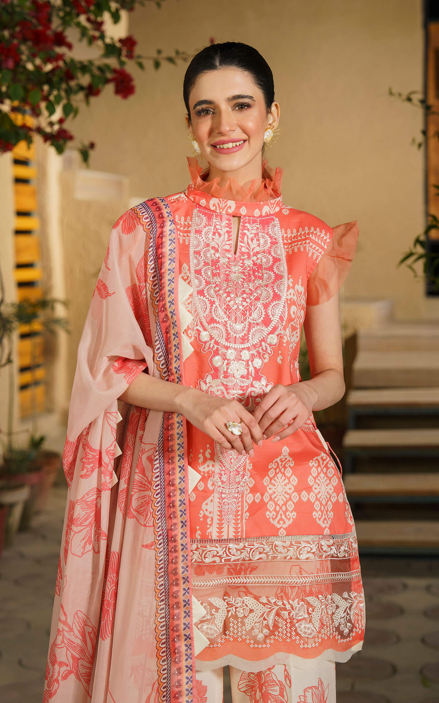 Asifa and Nabeel | Meraki Summer 24 | DAHLIA-U141M001 - Official Asifa and Nabeel stockist in UK - Sakeena London