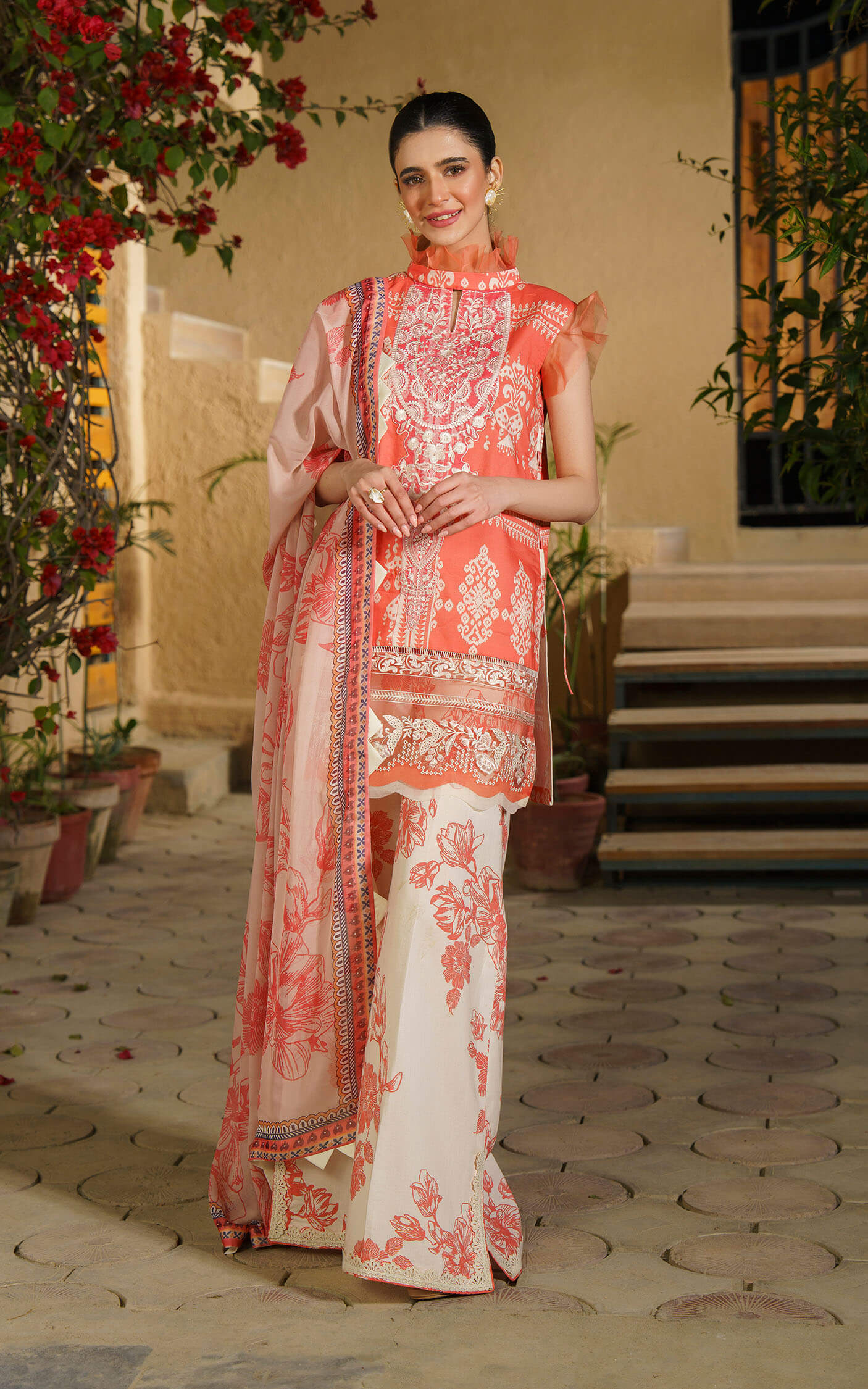 Asifa and Nabeel | Meraki Summer 24 | DAHLIA-U141M001 - Official Asifa and Nabeel stockist in UK - Sakeena London