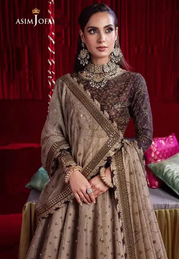 Asim Jofa | Bekhudi Luxury Chiffon 23 | AJBK-05 - Official Asim Jofa stockist in UK - Sakeena London