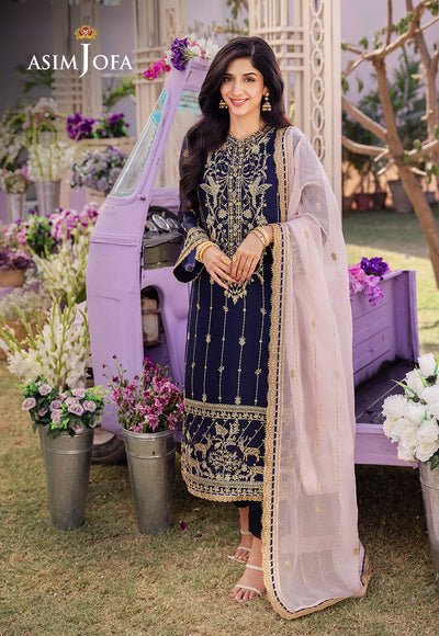 Asim Jofa | Dhanak Rang Collection | AJCF-09 - Official Asim Jofa stockist in UK - Sakeena London