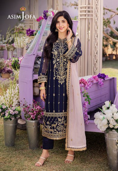 Asim Jofa | Dhanak Rang Collection | AJCF-09 - Official Asim Jofa stockist in UK - Sakeena London