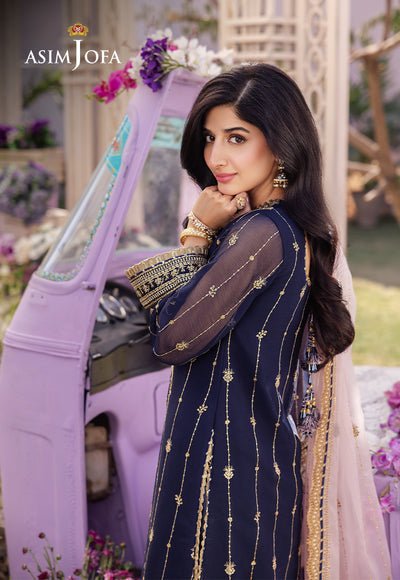 Asim Jofa | Dhanak Rang Collection | AJCF-09 - Official Asim Jofa stockist in UK - Sakeena London