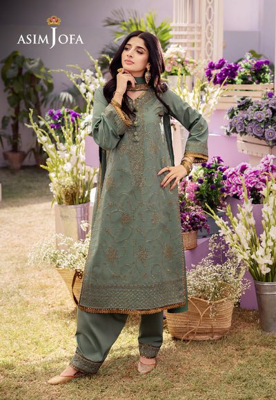 Asim Jofa | Dhanak Rang Collection | AJCF-15 - Official Asim Jofa stockist in UK - Sakeena London