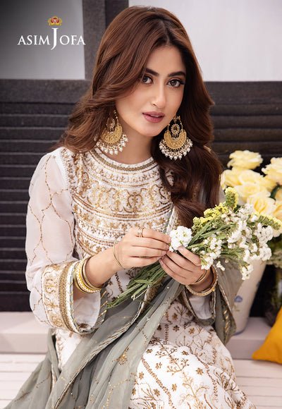 Asim Jofa | Dhanak Rang Collection | AJCF-17 - Official Asim Jofa stockist in UK - Sakeena London