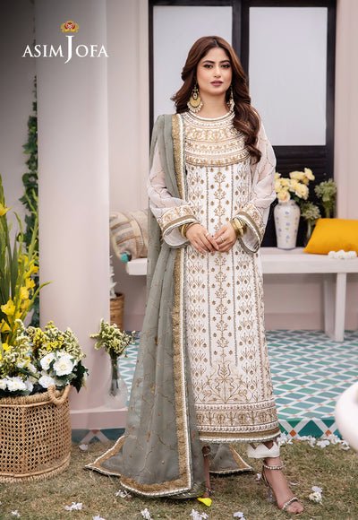 Asim Jofa | Dhanak Rang Collection | AJCF-17 - Official Asim Jofa stockist in UK - Sakeena London